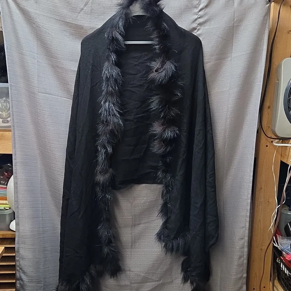 Roaring 20's Black Lace Flapper‎ Dress Adult Med And Accessories